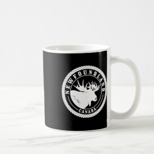 Newfoundland Kanada Älg Vintage Vandring Natur Ca Kaffemugg