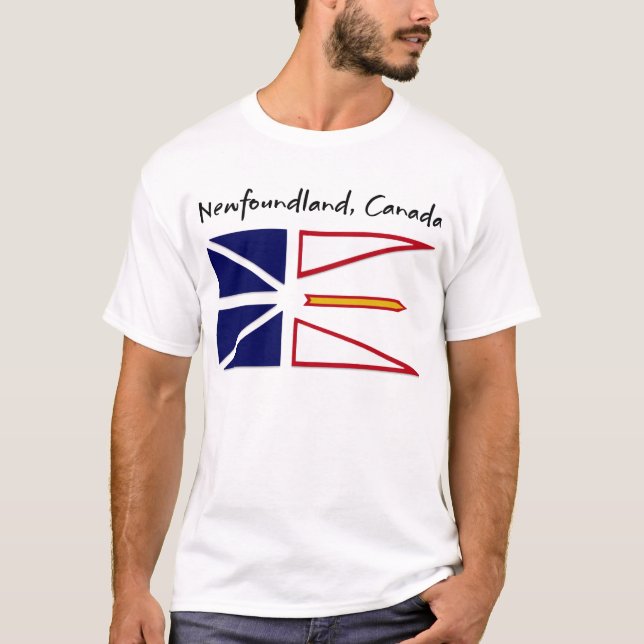 Newfoundland Kanada Tee Shirt (Framsida)