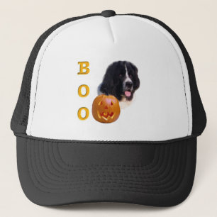 Newfoundland Landseer Halloween Boo Truckerkeps