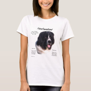 Newfoundland (landseer) historiedesign tee
