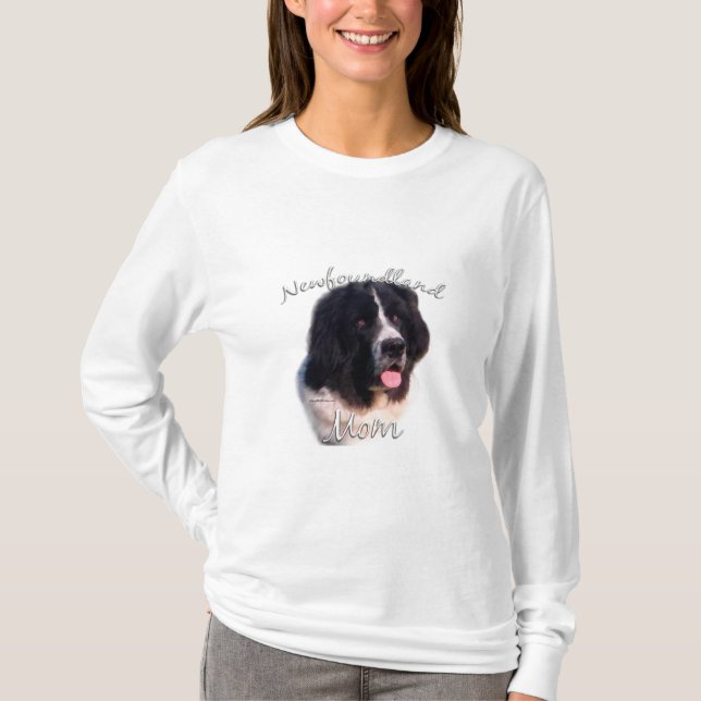 Newfoundland (Landseer) Mamma 2 T Shirt (Framsida)