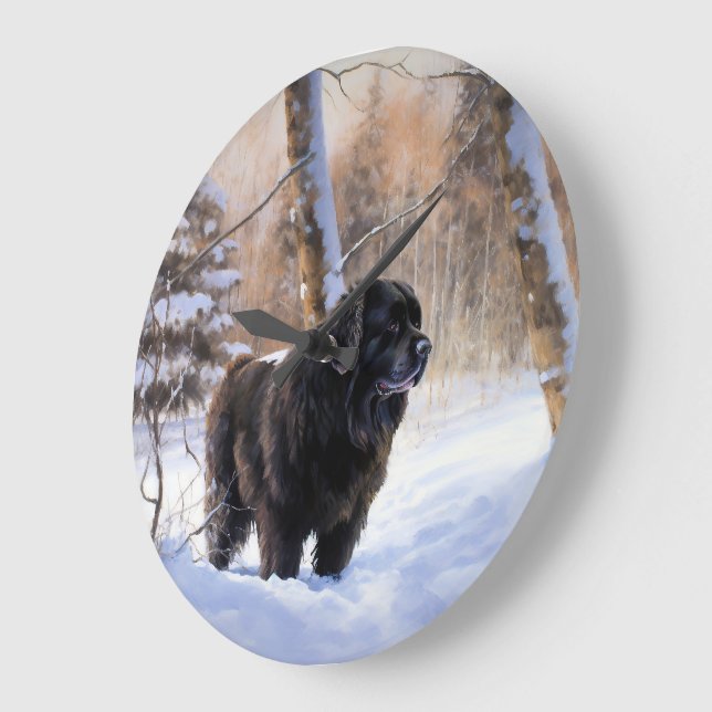 Newfoundland Låt det snöa jul Stor Klocka (Vinkel)