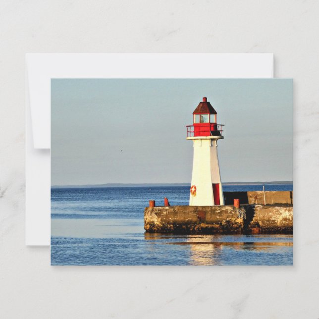 Newfoundland Lighthouse Kort (Framsida)