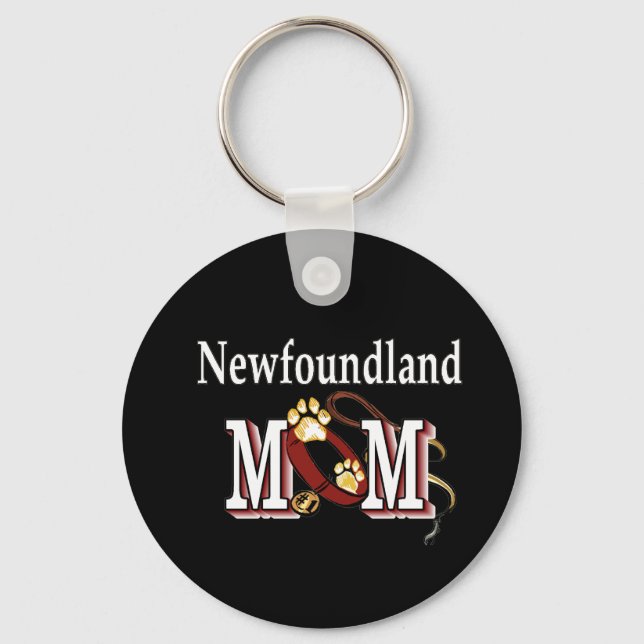 Newfoundland MAMMA Gifts Nyckelring (Framsida)