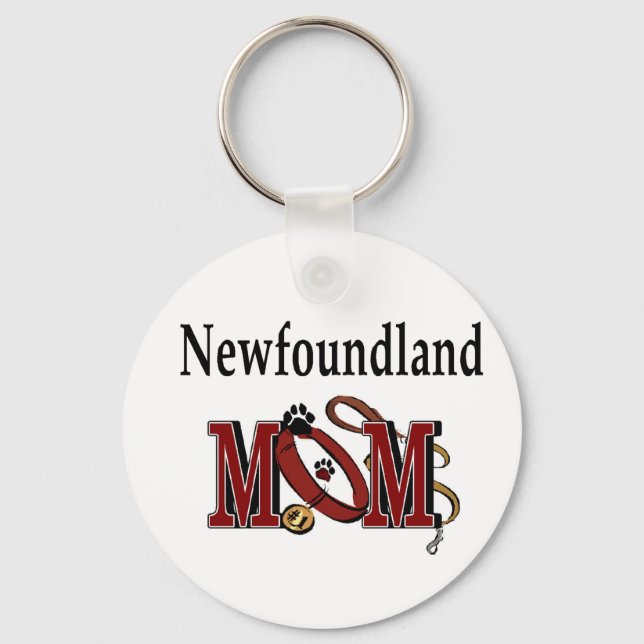 Newfoundland MAMMA Gifts Nyckelring (Framsida)