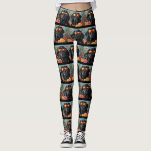 Newfoundland med Heart Ro Valentine Day Leggings