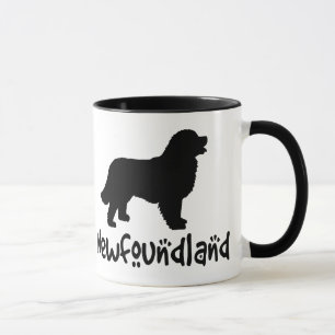 Newfoundland med kall text mugg