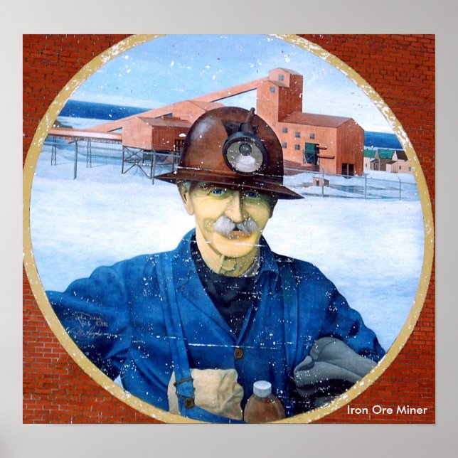 Newfoundland Miner Mural Poster (Framsidan)