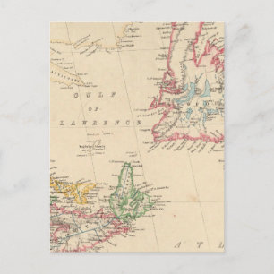 Newfoundland, New Brunswick, Nova Scotia Vykort