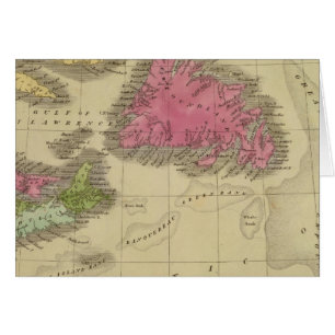 Newfoundland Nova Scotia och New Brunswick 2 Hälsningskort