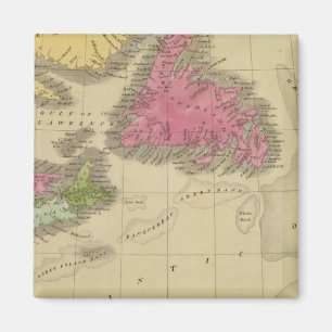 Newfoundland Nova Scotia och New Brunswick 2 Magnet