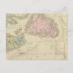 Newfoundland, Nova Scotia och New Brunswick Vykort