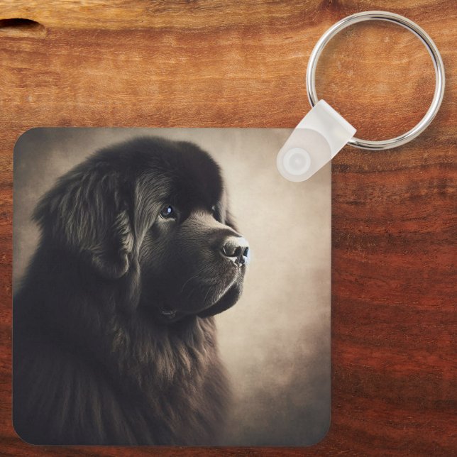 Newfoundland Nyckelring (Baksida)