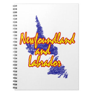 Newfoundland och Labrador Anteckningsbok Med Spiral
