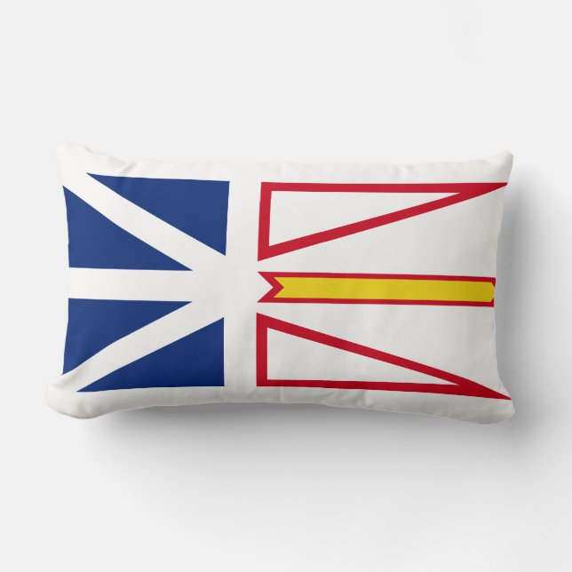 Newfoundland och Labrador flagga Dekorativ kudde (Framsida)