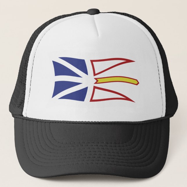 Newfoundland och Labrador Flagga Hatt Keps (Framsida)