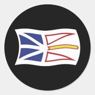 Newfoundland och Labrador Flagga Klistermärke