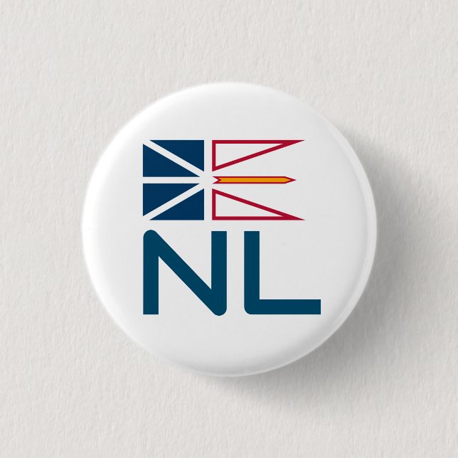 Newfoundland och Labrador flagga Knapp (Framsida)