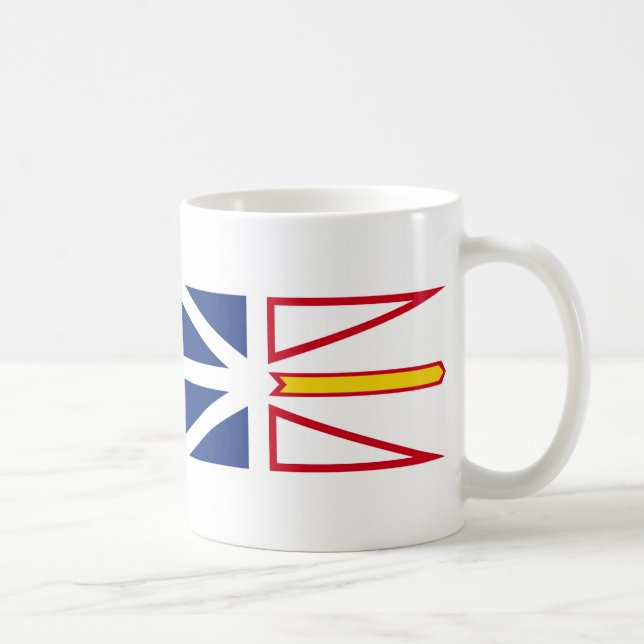 Newfoundland och Labrador flagga Mugg (Höger)
