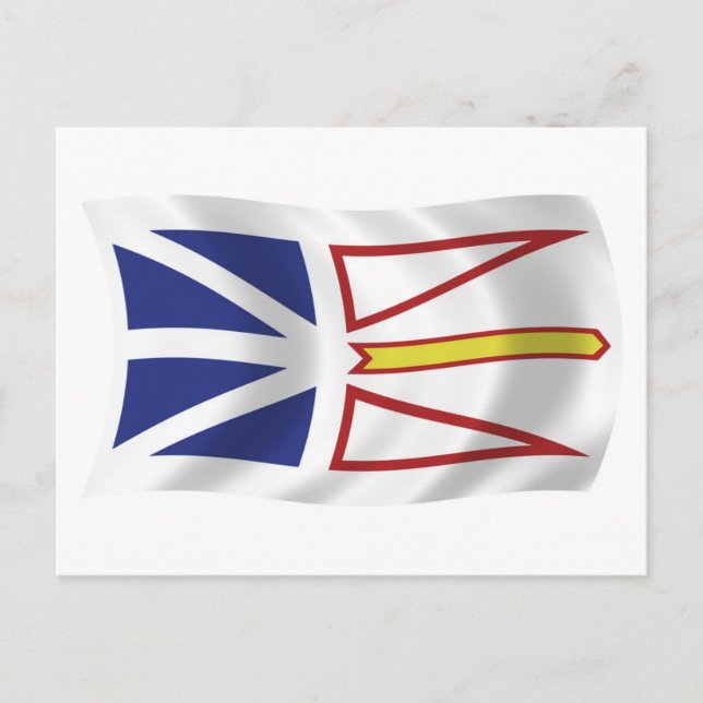 Newfoundland och Labrador Flagga Postkort Vykort (Framsida)