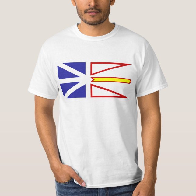 Newfoundland och Labrador flagga T-shirt (Framsida)