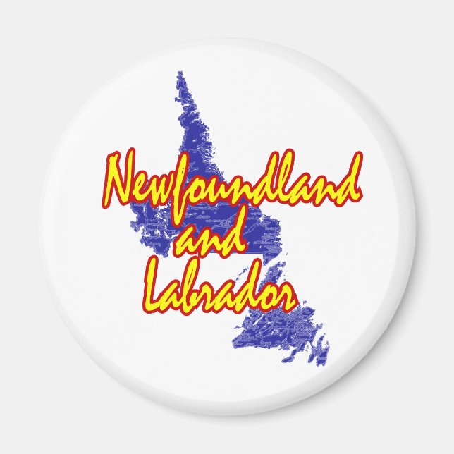 Newfoundland och Labrador Magnet (Framsidan)