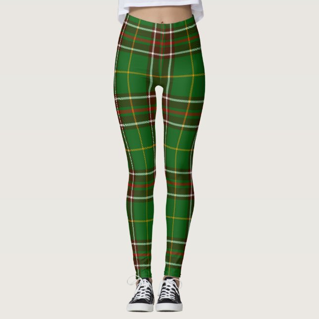 Newfoundland och Labrador tartanpläd Leggings (Framsida)