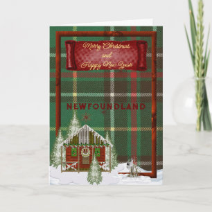 Newfoundland Original Provincial Tartan Helgkort