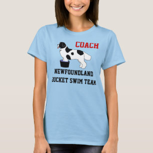 Newfoundland ösregnar simmalagskjortan (landseer) tee