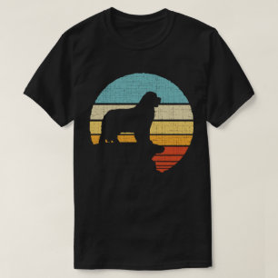 Newfoundland Owner Retro Vintage Hund Puppy Älskar T Shirt