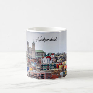 Newfoundland, panoramisk cityscape-foto kaffemugg