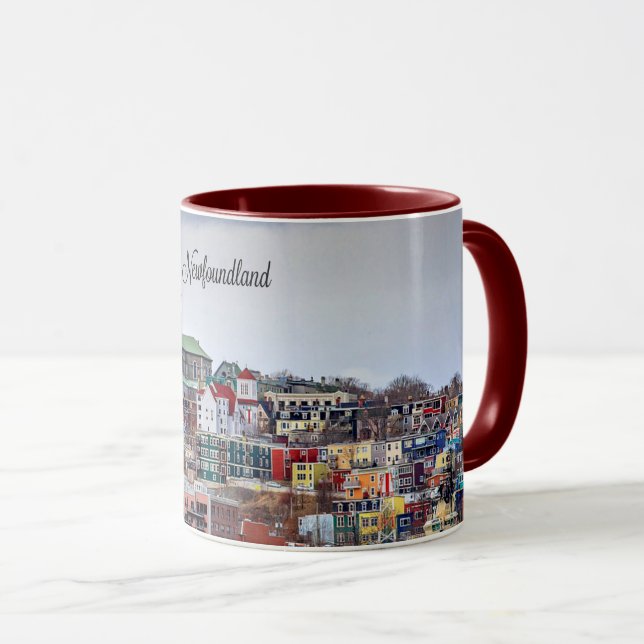 Newfoundland, panoramisk cityscape-foto mugg (Framsida höger)