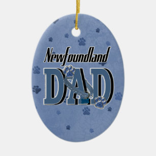 Newfoundland PAPPA Julgransprydnad Keramik