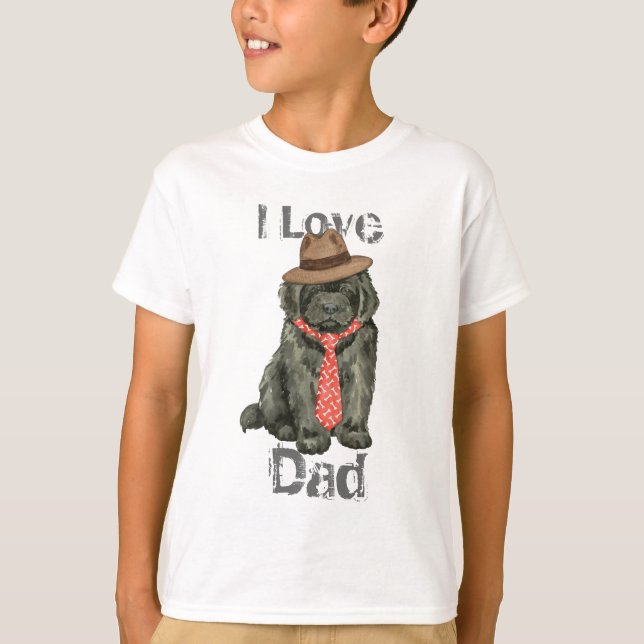 Newfoundland Pappa T-shirt (Framsida)