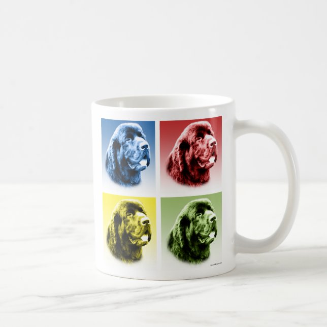 Newfoundland Pop Art Kaffemugg (Höger)