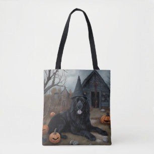 Newfoundland Pumpkins Halloween Scary Tygkasse