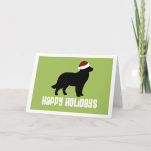 Newfoundland Santa Hat Helgkort