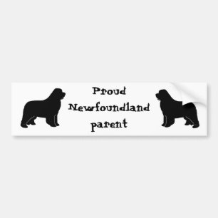 newfoundland silhouette bildekal