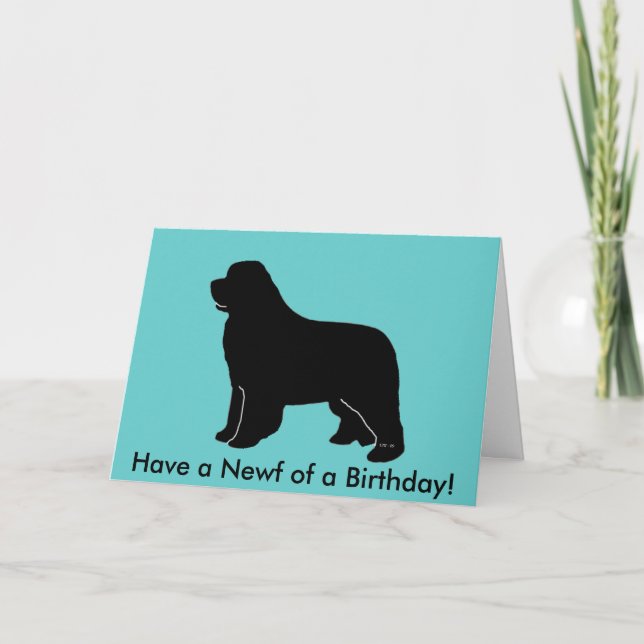 Newfoundland silhouette kort (Framsida)