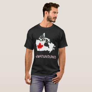 Newfoundland skräddarsy det Kanada landskapet Tee Shirt