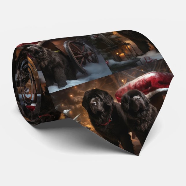 Newfoundland Snowy Sleigh-juldekretet Slips (Rullad)