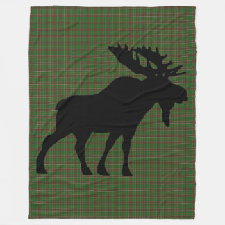 NewfoundLand Tartan Anpassningsbar Moose Brown Pla Fleecefilt