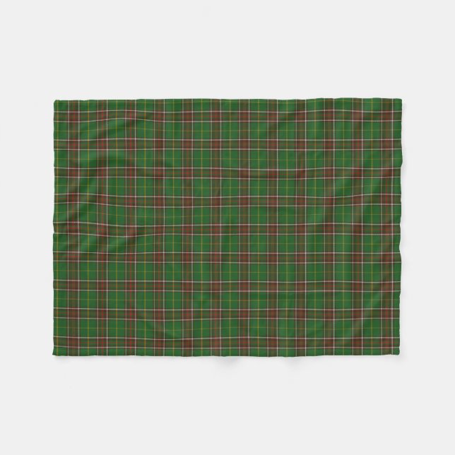 Newfoundland tartan cottage ull throw fleecefilt (Framsidan (Horisontell))