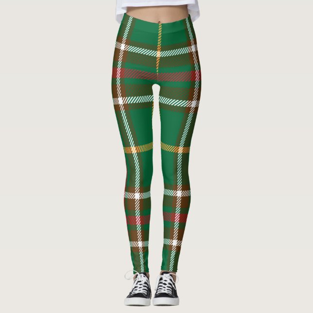 Newfoundland Tartan  Leggings (Framsida)