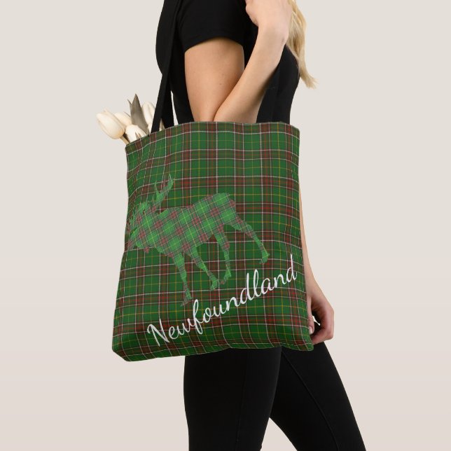 Newfoundland Tartan över hela moset BAG Tygkasse (Närbild)