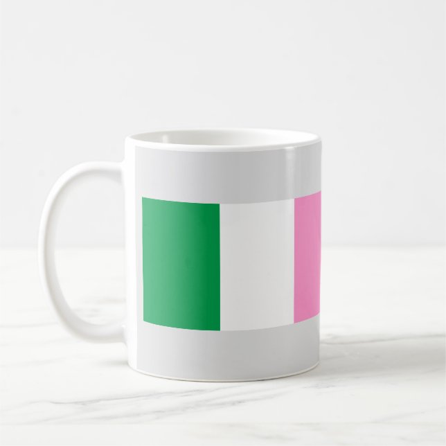 Newfoundland Tricolor flagga (Kanada) Kaffemugg (Vänster)