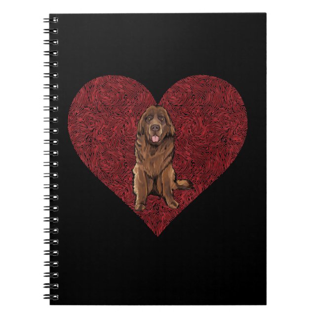 Newfoundland valentines day | Utskriftsgåva från h Anteckningsbok (Framsidan)
