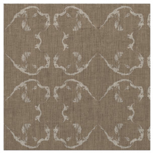 Newfoundland Valp Fabric Fabric Puppy Hund Mönster Tyg