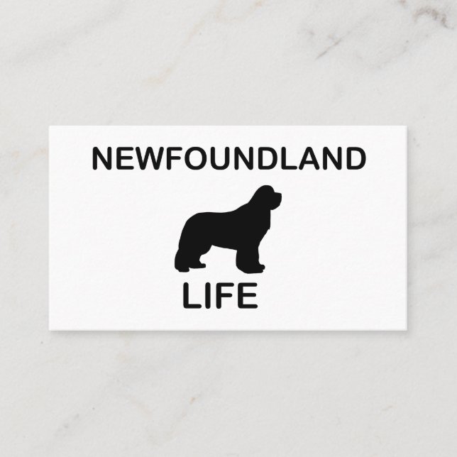 Newfoundland Visitkort (Framsida)