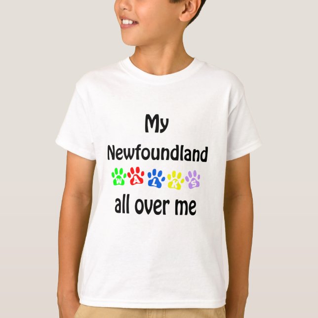 Newfoundland Walks Design Tee (Framsida)